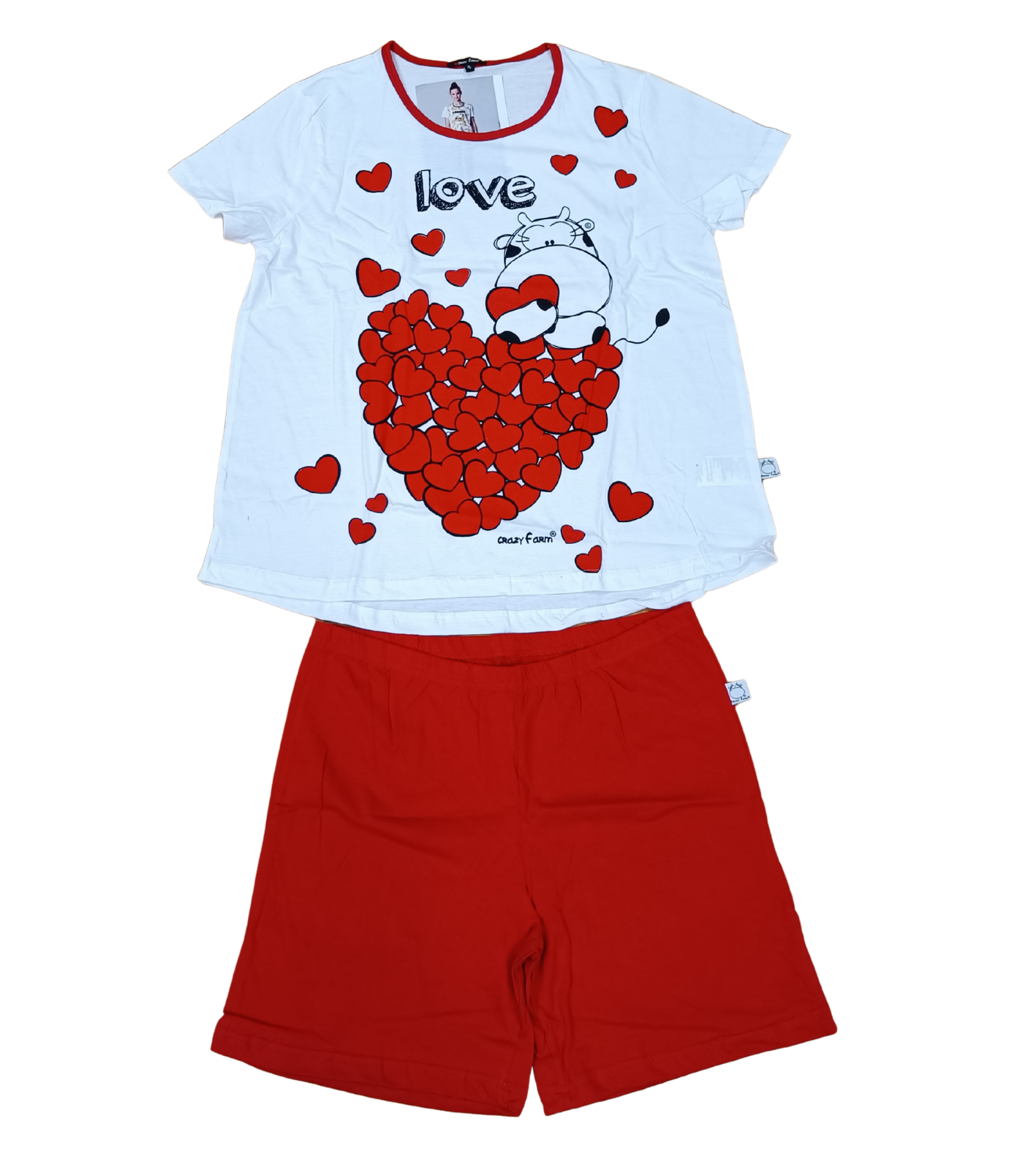 PIGIAMA DONNA M/M 15728 Tellini S.r.l. Ingrosso Abbigliamento